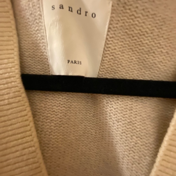 Sandro cardigan women’s sweater size 2 - Picture 2 of 4